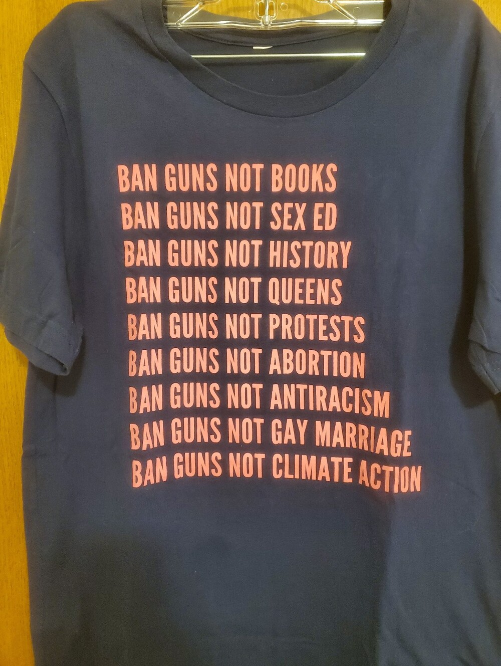 Navy Graphic Tee - Liberal Activism Message